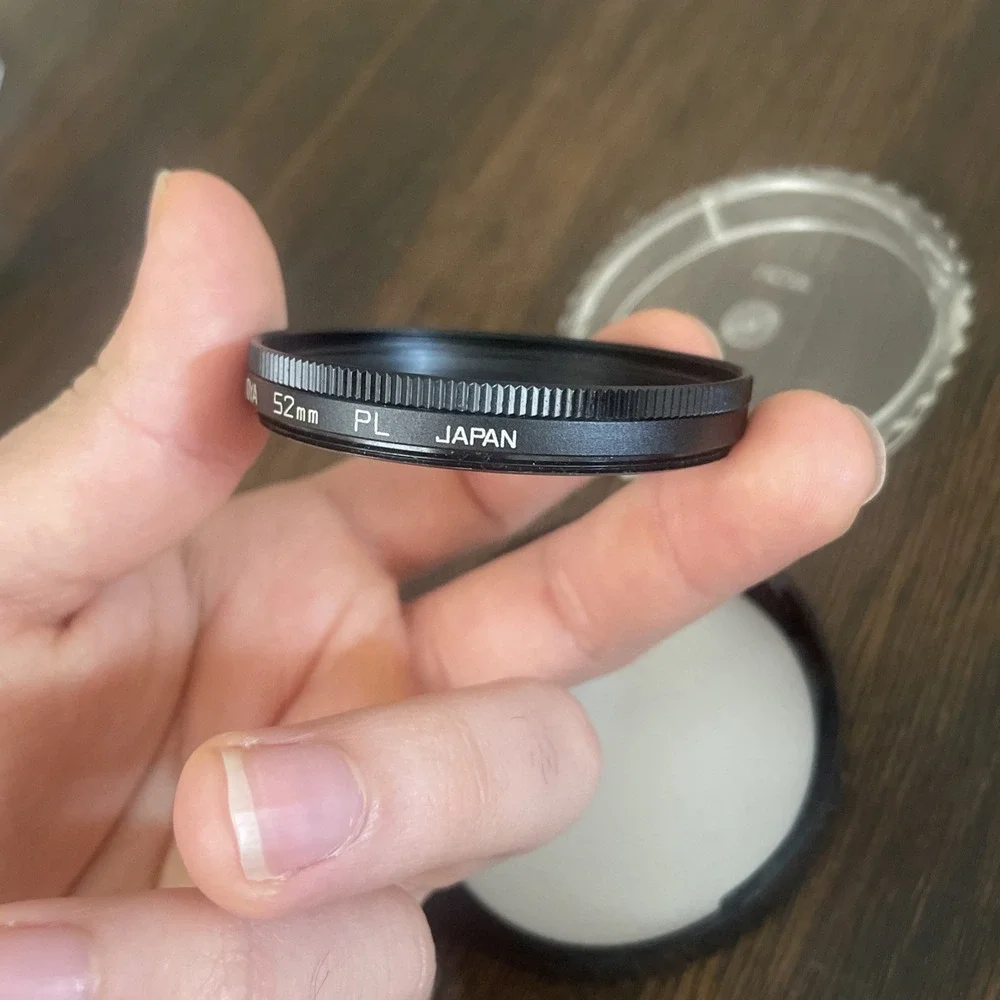 HOYA Filter PL 52mm Circular Polarising Camera Filter Lens - Made in Japan
